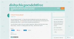 Desktop Screenshot of dishychicgoesdebtfree.com